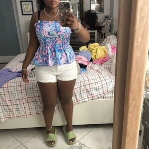 Strapless top from Lilly Pulitzer